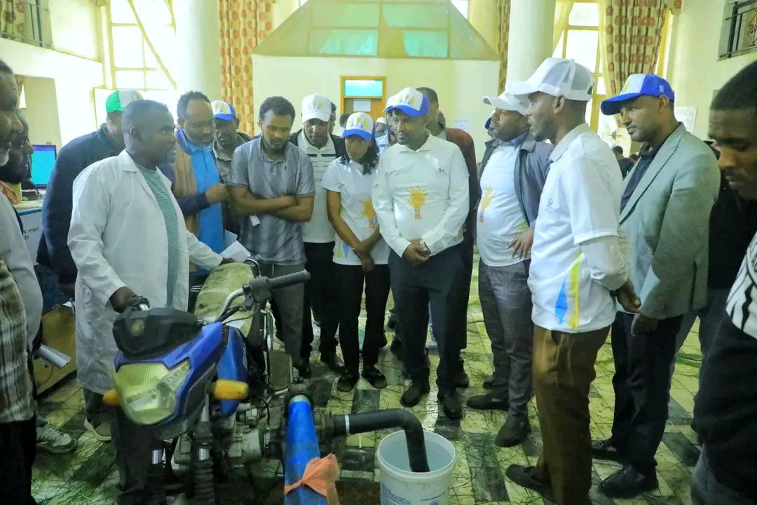 በቡታጅራ ከተማ አስተዳደር የሣይንስና ሂሳብ የፈጠራ ሥራዎች ኤግዚቢሽን እና ውድድር እየተካሄደ ነው።